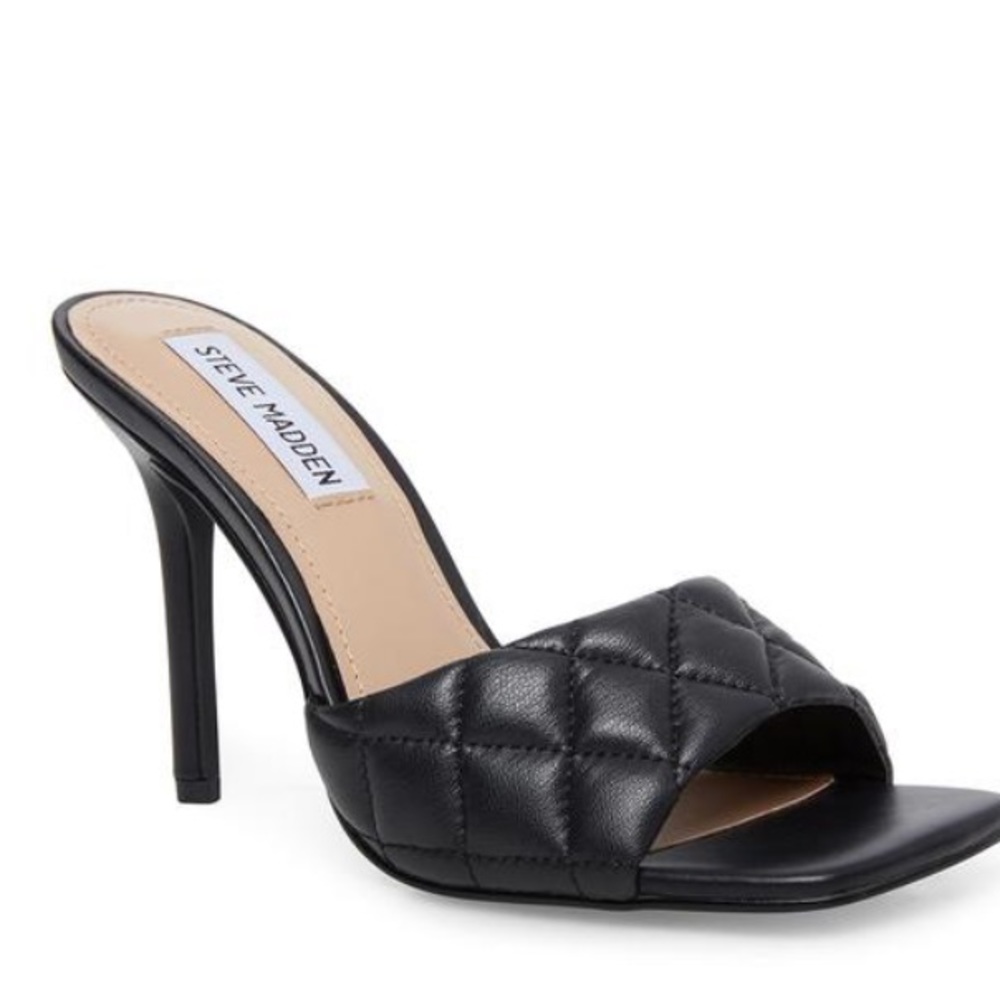 Steven Madden Signify Black Multi Heel